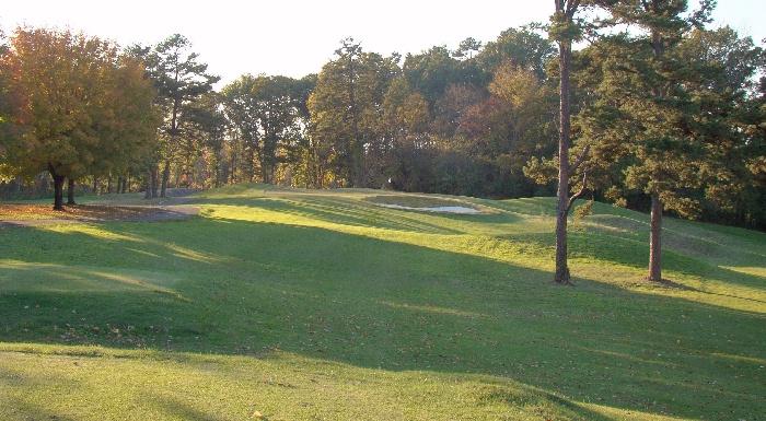 Revolution Park Golf course in Charlotte, NC - Hole 3 Tee Shot