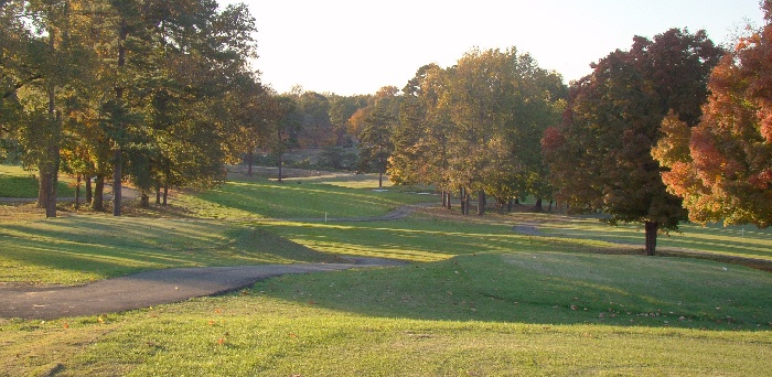 Revolution Park Golf course in Charlotte, NC - Hole 5 Tee Shot